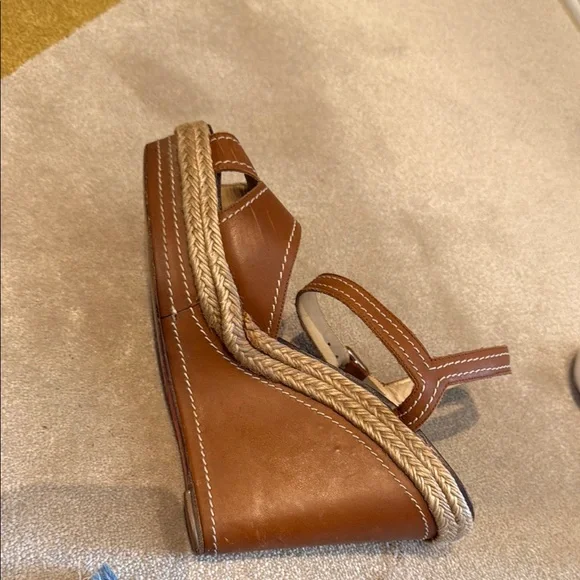 Designer Brown Leather Women's Sandals